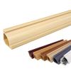 Decorative Electrical Cord Covers for The Wall and Floor, Pvc Wire Cover/ Removable Corner Cable Concealer with Adhesive Backing, Home Garage Room Wires Channel(Light Coffee,Long 100cm(39 3/8in)) view 1