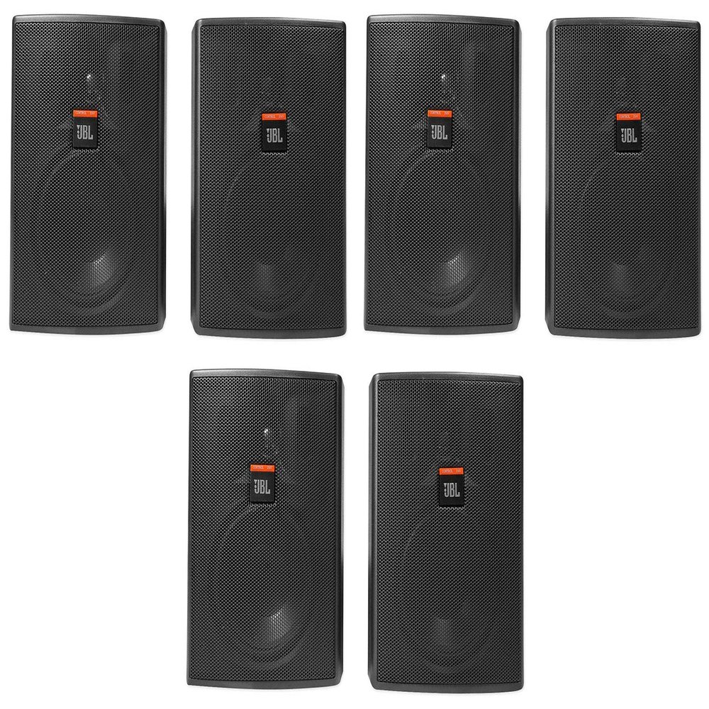 Audiosavings Bundle: (3) Pairs of Pro Control 25AV 5.25" 60 Watt 70v Indoor/Outdoor Commercial Speakers (6 Items)