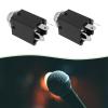 Create idea 10pcs 3 Pin Audio Socket 6.35mm O Plug Sockets Model PJ-612 Jack Panel Socket Open Mono with Nut for Microphone and Amplifier view 3