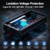 10000W/12000W(Peak) Car Power Inverter DC 24V 48V 60V 72V to 110V 220V AC Converter with LCD Display 2 AC Outlets, Car Charger Adapter for Car Home Laptop Truck,10000W-60V view 3