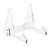LICONG-2019 CD Holder CD Display Rack Acrylic Tablet Holder Book Recipe Book Shelf Magazine Holder Triangular Detachable Book Picture Frame Record Player Stand(Transparent) view 1