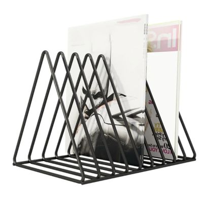 LICONG-2019 CD Holder CD Magazine Storage Rack Album Record Display Rack Multifunctional Vertical Creative Art Collection Record Player Stand