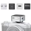 Zeniko ZF08 Aluminum Mini Flash Speedlite, 440 Full-Power On Camera Flash,CCT 6500K200K Small Camera Flash for Canon/Fuji/Sony zv1/Sony zve10/Nikon/Panasonic Olympus Pentax/3s Recycle(Silver) view 1