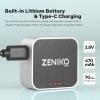 Zeniko ZF08 Aluminum Mini Flash Speedlite, 440 Full-Power On Camera Flash,CCT 6500K200K Small Camera Flash for Canon/Fuji/Sony zv1/Sony zve10/Nikon/Panasonic Olympus Pentax/3s Recycle(Silver) view 4