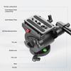 GVM 73" Video Tripod with Fluid Head, Heavy Duty Aluminum Alloy Camera Tripod Stand with Base Fixed Bracket for Camcorders/DSLR, Max Load 22lb, with Carry Bag view 3