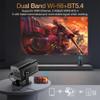 HCS350 Pro Retro Smart Game Projector,64G,4K Projector and Game 1280 * 1080P Built-in 30000 Games,Android 12,Portable video game with 2 Wireless Controllers,5G WiFi Bluetooth,HDMI,home theater,office view 3