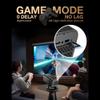 HCS350 Pro Retro Smart Game Projector,64G,4K Projector and Game 1280 * 1080P Built-in 30000 Games,Android 12,Portable video game with 2 Wireless Controllers,5G WiFi Bluetooth,HDMI,home theater,office view 4