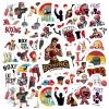 100Pcs Boxing Stickers, Waterproof Sports Sticker for Water Bottle Laptop Phone Cases Planner Skateboard Luggage Helmet Party Favor Decor, Ideal for Adults Teens Teacher Rewards view 1