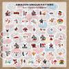 100Pcs Boxing Stickers, Waterproof Sports Sticker for Water Bottle Laptop Phone Cases Planner Skateboard Luggage Helmet Party Favor Decor, Ideal for Adults Teens Teacher Rewards view 3