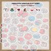 100Pcs Boxing Stickers, Waterproof Sports Sticker for Water Bottle Laptop Phone Cases Planner Skateboard Luggage Helmet Party Favor Decor, Ideal for Adults Teens Teacher Rewards view 4
