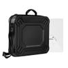 Yullmu Starlink Mini Case-Durable PU Case with Custom Grooves Shoulder Strap & Handle Fits Starlink Mini and Accessories Travel-Friendly Dustproof Black view 1