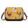 Chicken Prints Laptop Tote Bag Leather Computer Bags Lined Shoulder Purse Purses And Handbags Business Office Work Bag Top Handle Handbag for Women view 1