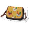 Chicken Prints Laptop Tote Bag Leather Computer Bags Lined Shoulder Purse Purses And Handbags Business Office Work Bag Top Handle Handbag for Women view 3