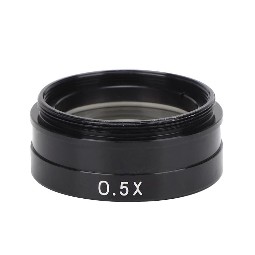 JOEBO Microscope Kit 0.5X Zoom C-Mount Lens Industrial Microscope Camera Lens Accessories Microscope Lens Adapters
