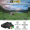 4k*2k@60Hz HDMI Fiber Optic Extender Supporting RS232 Control and External Stereo Audio Transmission4K HDMI to Fiber Converter with SFP Modules up to 20km Over Single-Mode Fiber view 2
