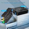 4k*2k@60Hz HDMI Fiber Optic Extender Supporting RS232 Control and External Stereo Audio Transmission4K HDMI to Fiber Converter with SFP Modules up to 20km Over Single-Mode Fiber view 3