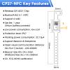 DX-CP27 BLE 5.1 Disposable IP67 Waterproof Wearing on Wrist Ibeacon Indoor Tracking Eddystone Bluetooth Location Beacon(CP27-NFC Wristband Set) view 2