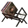 LICONG-2019 CD Holder Record Storage Rack Detachable Desktop CD Display Rack Book Magazine Storage Rack Record Player Stand view 2
