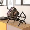LICONG-2019 CD Holder Record Storage Rack Detachable Desktop CD Display Rack Book Magazine Storage Rack Record Player Stand view 3