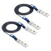 10Gtek 25G SFP+ DAC Cable - 25GBASE-CR SFP28 to SFP28 Passive Direct Attach Copper Twinax Cable for Cisco SFP-H25GB-CU0.5M, Ubiquiti UC-DAC-SFP28, Supermicro and More, 0.5-Meter(1.6ft), 2-Pack view 1