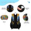 ALAZA Backpack with Lunch Bag Bookbag Set,Colorful Rainbow Doodle Backpack for Middle High School College Student,21L Schoolbag Kid's Backpack Bookbag Casual Daypack view 3