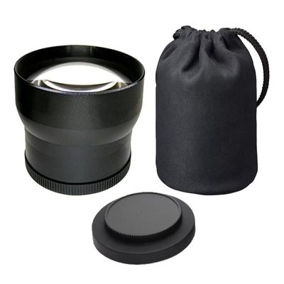 Tele Conversion Lens (Black) Compatible with Nikon Coolpix L840 (2.2X) (Includes Lens Adapter)