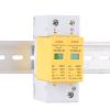 RORFFK YCS6 Series AC SPD 2P 385V House Surge Protector Protection Protective Low-Voltage Arrester Device(10-20kA Yellow) view 1