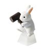 YMDK Cute Rabbit Hammer Carrot Personality Keycaps Creative Interesting Resin Translucent Custom Keycap for MX Mechanical Keyboard view 1