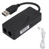 DIIOOMIEEU USB2.0 56K External Fax Modem for Windows 7/8/10/XP, Black view 1