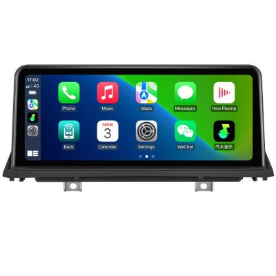 10.25-Inch Android Car Stereo for BMW X5 E70 X6 E71 (2011-2013) CIC System, Wireless CarPlay Android Auto Upgrade Factory Radio Bluetooth WiFi Touch Screen (CIC-10.25"-Linux)