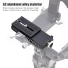 Aluminum Alloy Lower Quick Release Plate with Screw for RS4 Pro Stabilizer Camera Support System view 4
