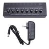 Yoidesu Headphone Amplifier, 8 Output 1 Input Portable Stereo Headphone Amplifier for Performance, Low Noise Operational Amplifier, 8 Channels Amplification (US Plug) view 4