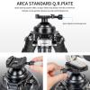 INNOREL P404C 72" Carbon Fiber Tripod for Hunting with Arca Swiss Dovetail Mount and 360 Ballhead(2.5"), 40mm Tube Tripods with Heavy Duty Construction for Photography and Outdoors, Load 88lb/40kg view 4