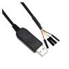 AAYTHNVAS FT232RL USB UART T/TL 5V 3V3 to 4PIN DEBUG DU/PO/NT Jumper Download Cable TTL-232R-5V TTL-232R-3V3 V/CC G/ND TX/D R/XD(3.0m,TTL 3.3V) view 3