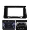 HJLXCSLUJ Car Replacement 9/10.1 Inch Car Fascia Compatible with Kicks 2016+/Micra(K14) 2017+ Video Panel Player Audio Dash 2 Din Frame Dashboard Mount Kit Car Interior(9 inch) view 4