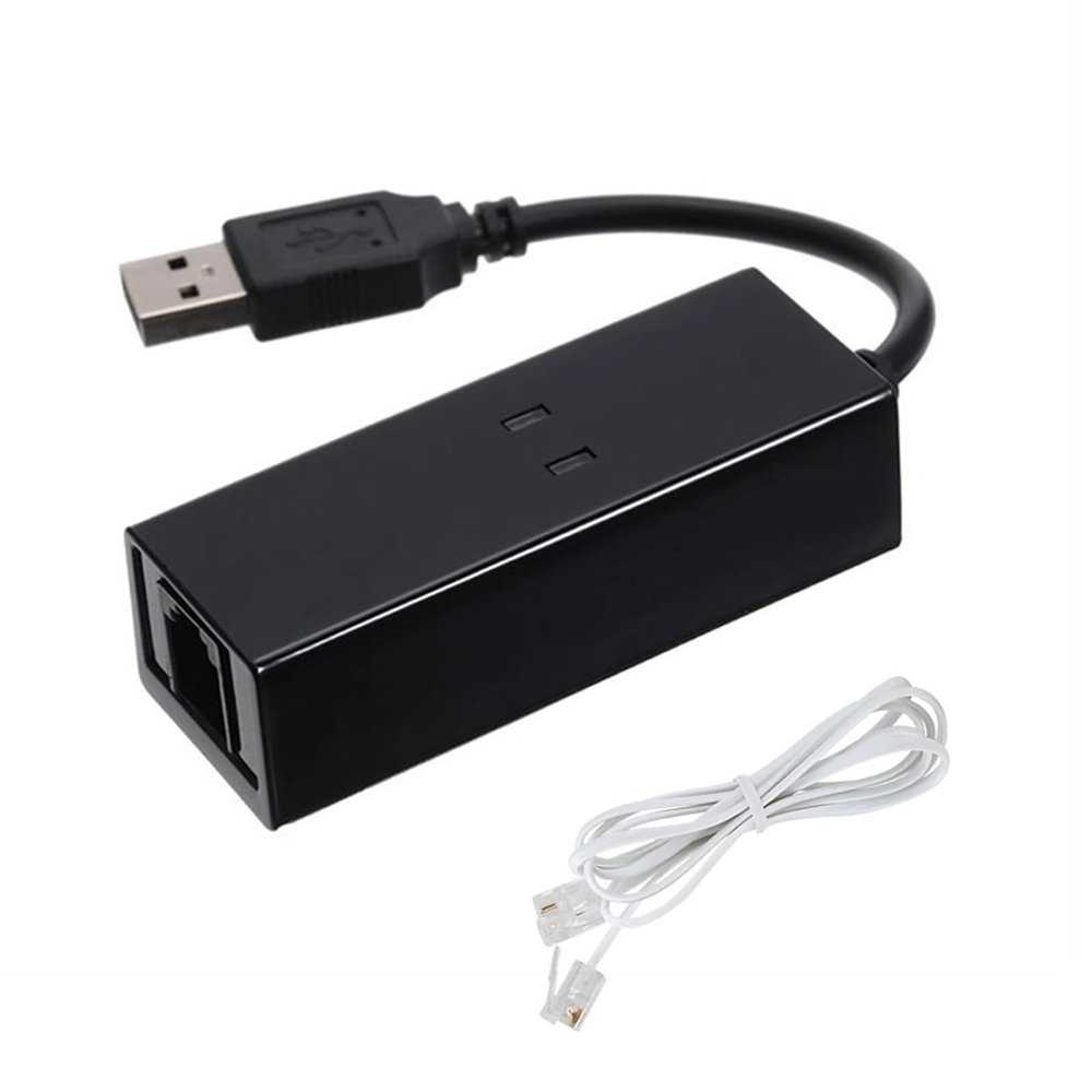 DIIOOMIEEU Fax Modem Single/Port USB2.0 56K External Modem Driver for 7/8/ 10/ XP USB Modem