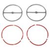 Cnfang4 Motorcycle Speaker Accent Trim, Motorbike Speaker Horn Part Cover Ring Trim for Harley Electra Glide, Street Glide, Trike 1996-2013, Chrome view 1