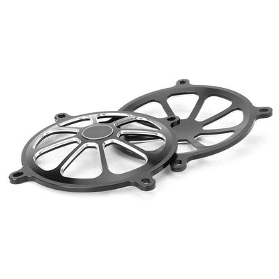 Cnfang4 Motorbike Audio Fairing Mount Speaker Grill Cover for Harley Davidson for Touring 1996-2013 Electra Glides/Street Glides/Trikes