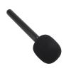 Microphone Interview Handle Holder with Foam, Handheld Adapter, Windshield, Grip, for Rode Go 2 Mic, Suitable for MIC 1 & 2, Movo, Lark 150, Street interviews, speeches, Events, view 1