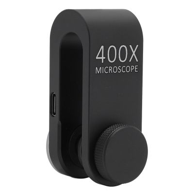 400X Phone Microscope with CPL Lens, Portable Digital Microscope Camera Attachments, 110mAh LED Microscope, for Biology Electronics Jewelry Making