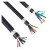Communication Equipment Shielded Cable 5Meters RVVP 26 24 22 20 18AWG 2/3/4/5/6/7/8Cores Control Signal Copper Wire Black PVC Insulated Audio Cable Wire and Cable(6cores 5Meters,18 AWG 0.75mm2) view 2