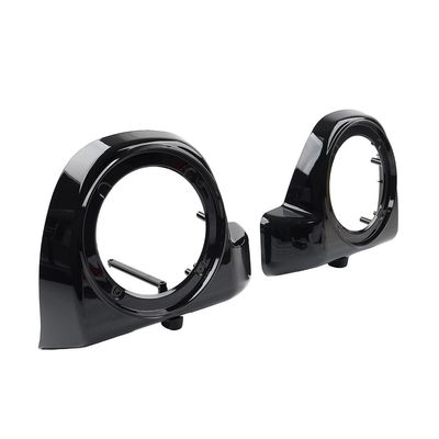 Cnswee6 2 Pcs ABS 6.5" Speaker Boxes Pods Lower Vented Fairing Gloss Black for Harley Electra Glide Ultra Classic FLHTCU 2014-2018
