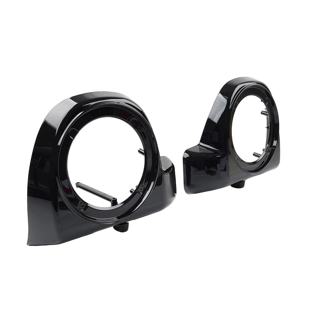 Cnswee6 2 Pcs ABS 6.5" Speaker Boxes Pods Lower Vented Fairing Gloss Black for Harley Electra Glide Ultra Classic FLHTCU 2014-2018