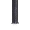 100ft - 3/8 inch PET Expandable Sleeving  Black  Jdtccable Cable Sleeve Adjusting view 1