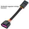 100ft - 3/8 inch PET Expandable Sleeving  Black  Jdtccable Cable Sleeve Adjusting view 4