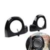 Cnswee6 2 Pcs 6.5" Speaker Boxes Pods Lower Vented Fairing ABS Unpainted Black for Harley for Touring view 3