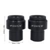2 Pcs WF20X Widefield Microscope Eyepieces Accessories, Eyepieces Biological Microscopes Lens, 12mm Eye Point 30mm Mounting Size, Diopter Adjustment, for Microscope view 3