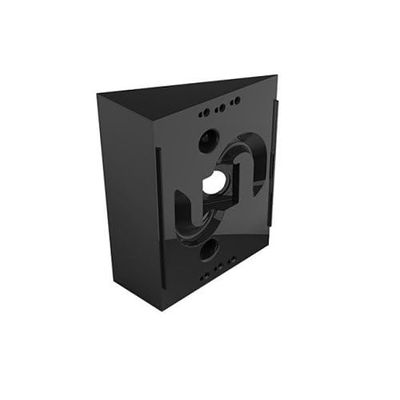 02077-001 IP Solo 25 Wedge Backplate, Black