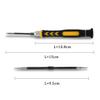 BELLIFFY Screwdriver Set for Phone Computer Repair Precision Tool Kit with Magnetic Bits Non-slip Grip for Glasses Laptops Watches and Electronics view 2