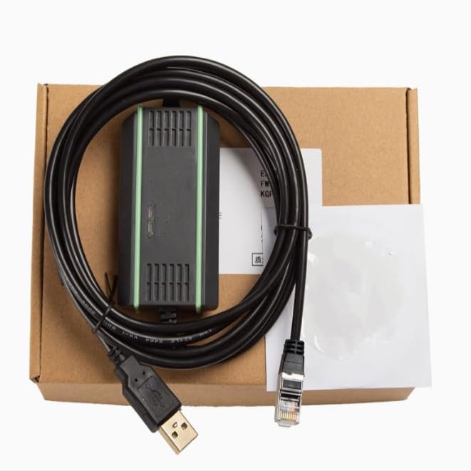 Ailsa Hexi TCSMCNAM3M002P Compatible Inverter Servo Debugging Communication Download Cable Gold-Plated High-Speed Electromagnetic Isolation Model FT232RL Chip 3 Metres